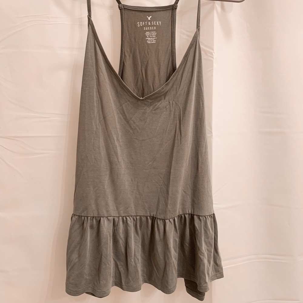 Flowy Green Tank Top